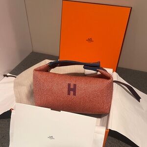 Hermes Bride-A-Brac H Natte case in Tomette